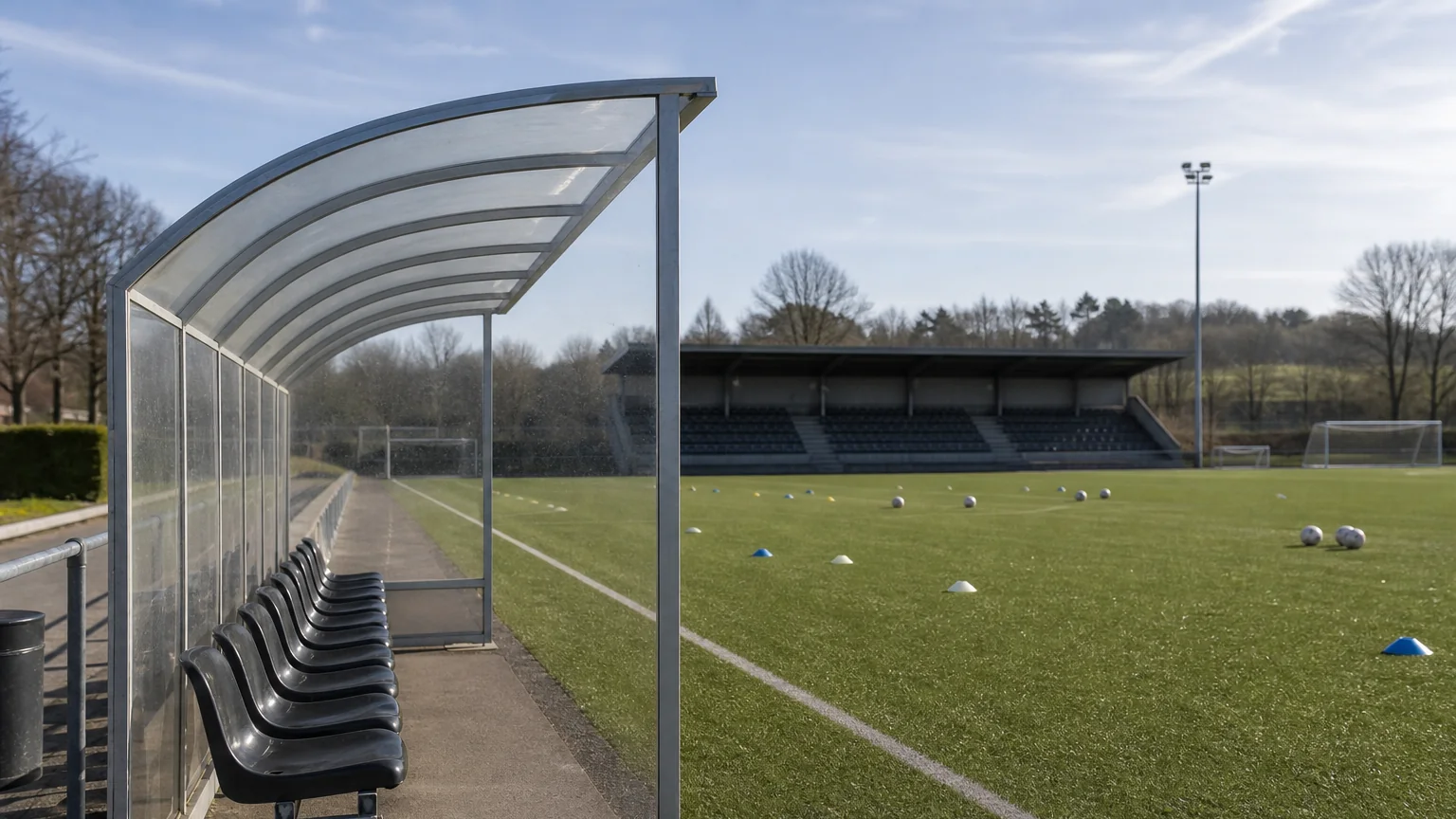 2. Bundesliga-arena under kamp